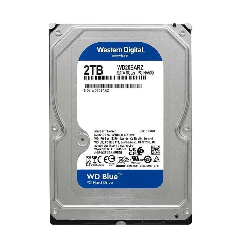 هارد دیسک اینترنال وسترن مدل WD Blue WD20EARZ با ظرفیت 2 ترابایت (2)